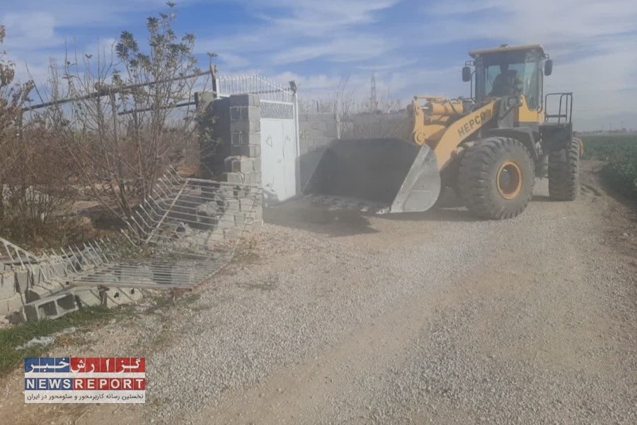 قلع و قمع 61 قطعه باغ شهری در مرودشت