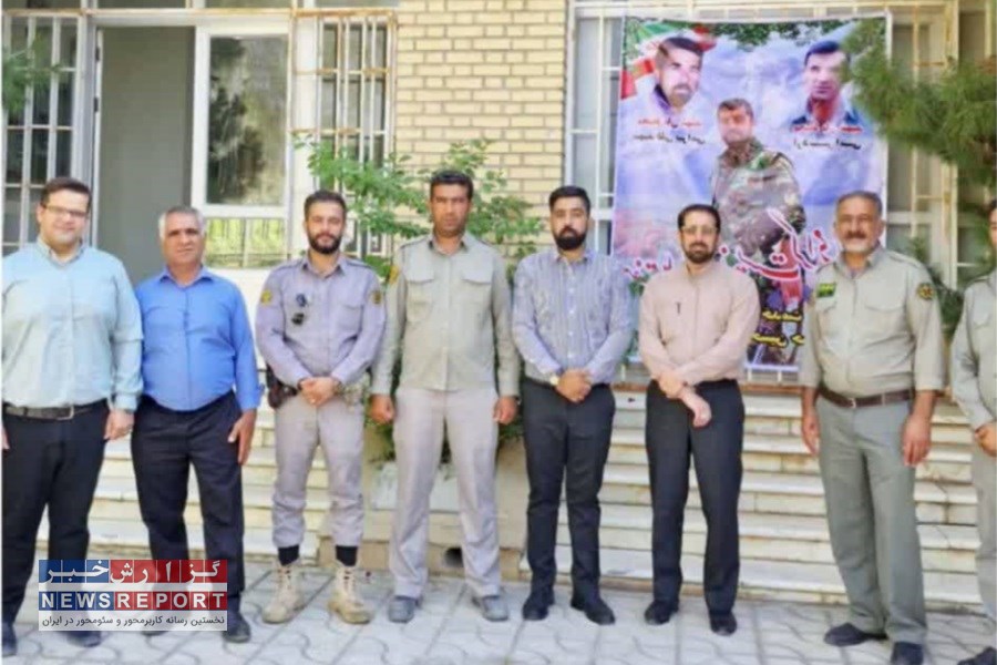 حضور فرماندار ویژه شهرستان کازرون  در اداره حفاظت محیط زیست شهرستان