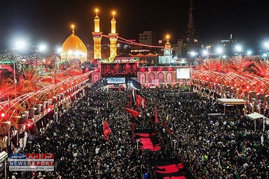 کربلای معلی و حال و هوای حرم حضرت عباس و امام حسین (ع) در ایام اربعین