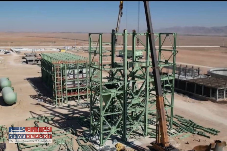 پیشرفت ۵۵ درصدی پروژه ۲۰۰ میلیون یورویی فولاد کردستان