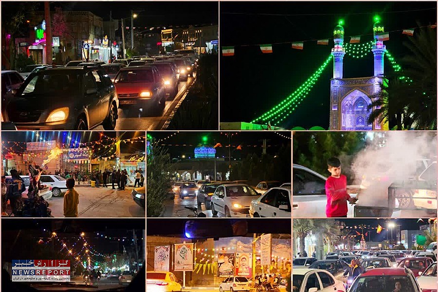 خیابان به خیابان جشن و نور